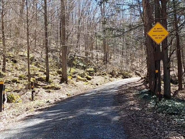 Public Lands Ride - 2021 - Loyalsock State Forest - Worlds End State Park - Entrance to Loyalsock Road