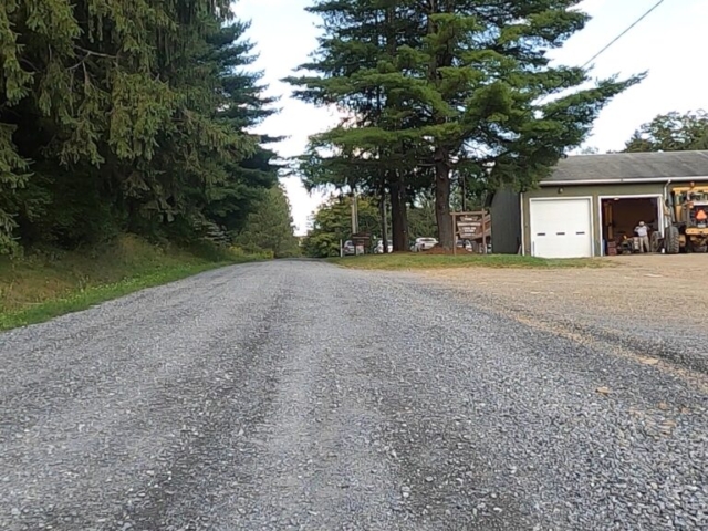 Susquehannock State Forest / Lyman Run State Park Gravel Route - Terrain #10 - Lyman Run Rd. Approaching Route End