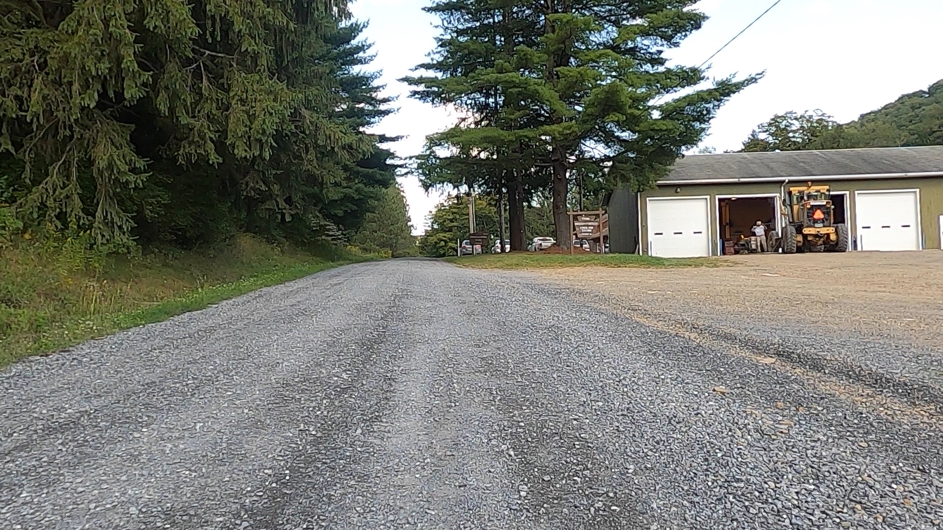 Susquehannock State Forest / Lyman Run State Park Gravel Route - Terrain #10 - Lyman Run Rd. Approaching Route End