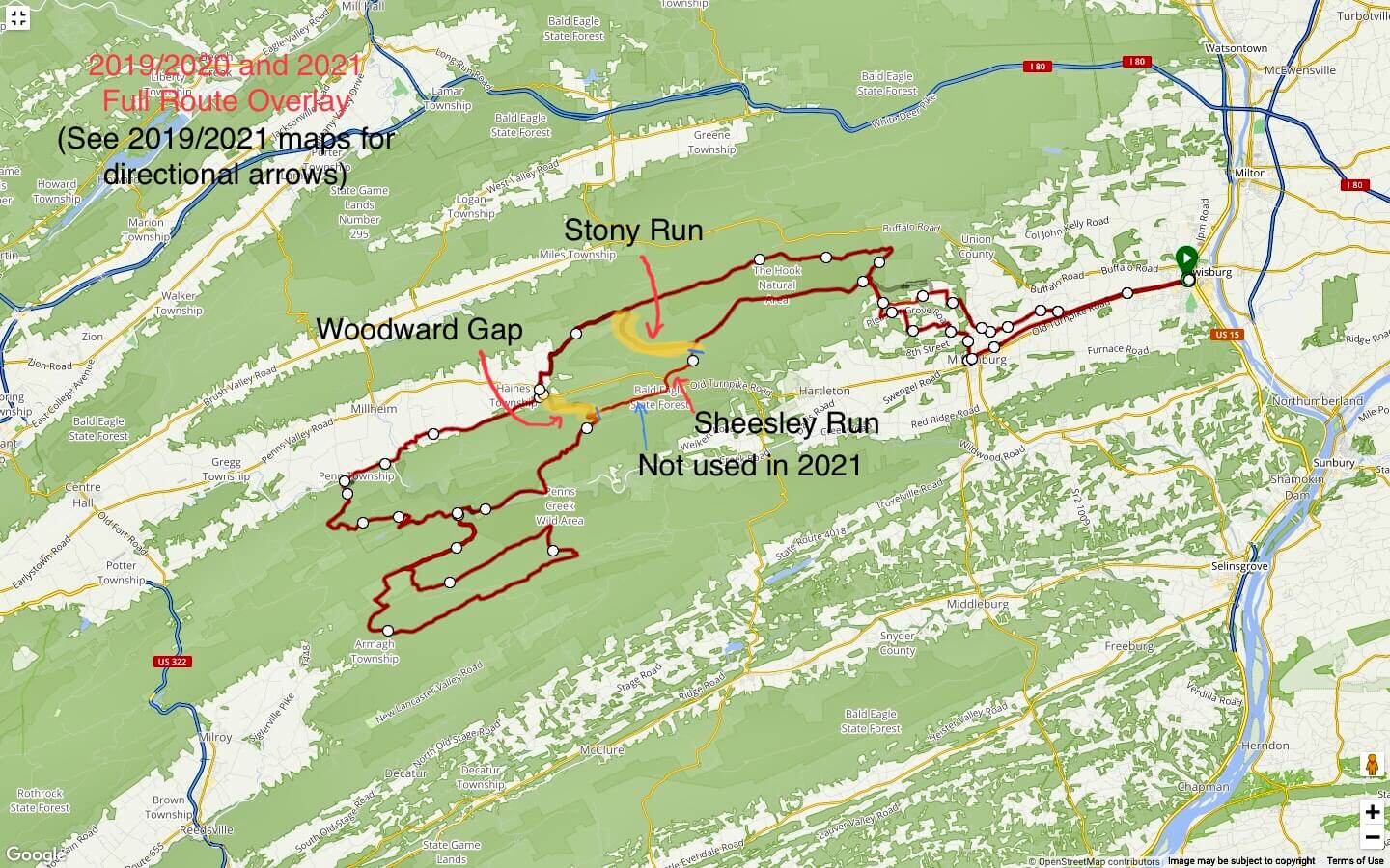 2019 to 2021 unPAved Full Ride with GPS Route Overlay