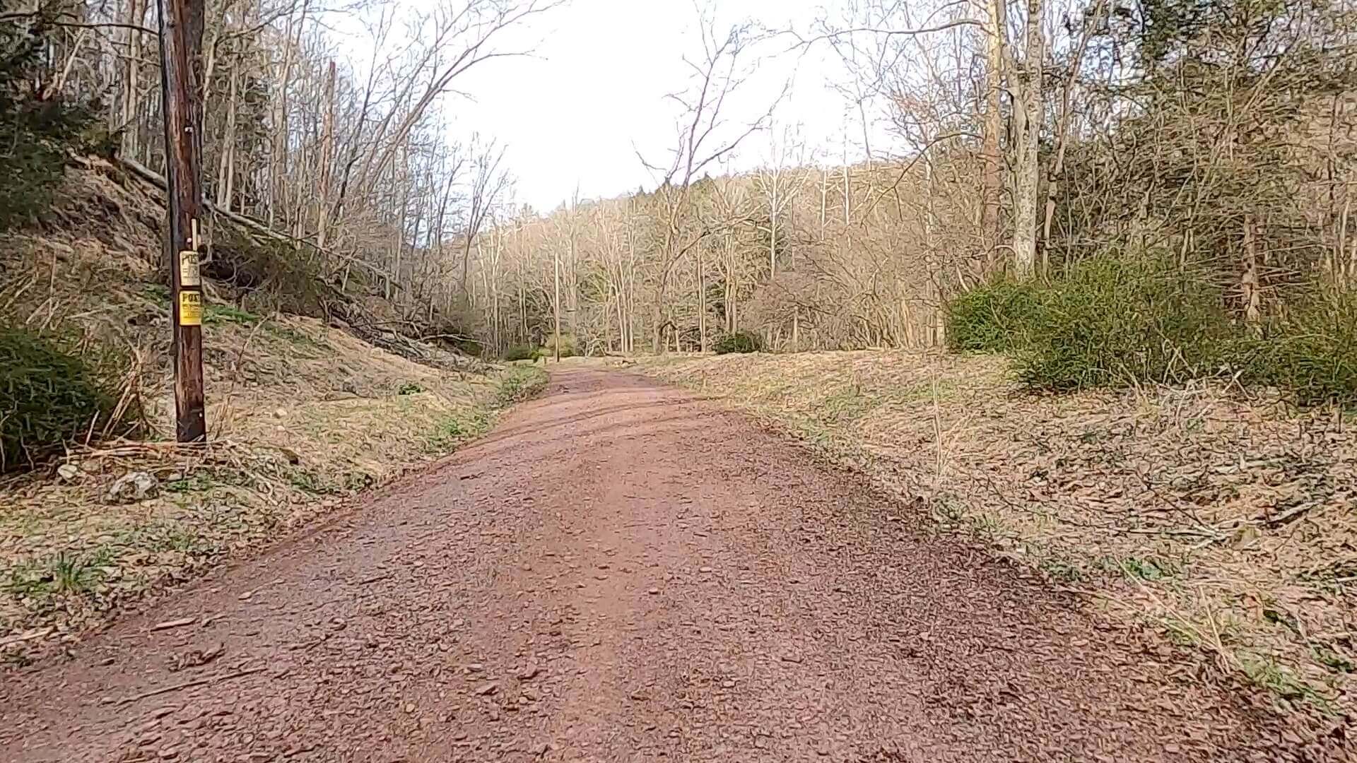 Public Lands Ride - 2021 - Loyalsock State Forest - Worlds End State Park - Rock Run Road - Start of Climb