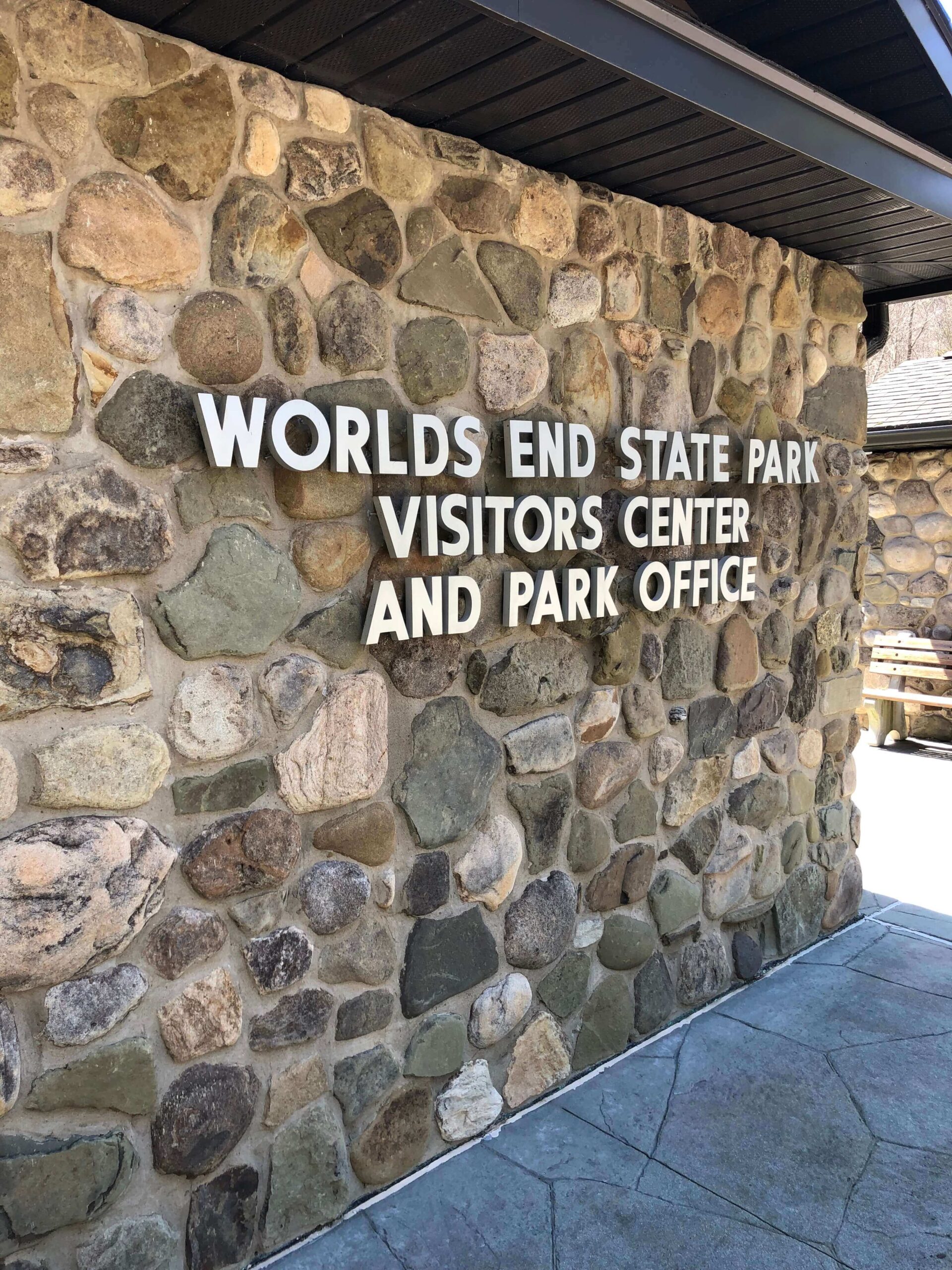 Public Lands Ride - 2021 - Loyalsock State Forest - Worlds End State Park - Worlds End State Park Vistors Center Sign