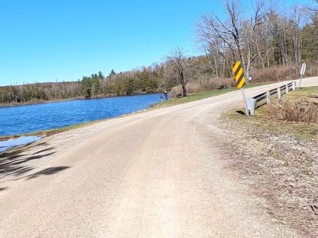 Public Lands Ride - 2021 - Loyalsock State Forest - Worlds End State Park - Approaching Sones Pond