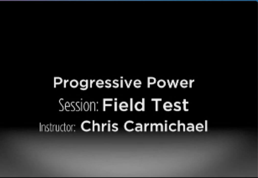 CTS Progressive Power Field Test Text