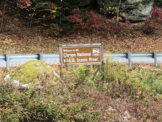 Clarion River Sign