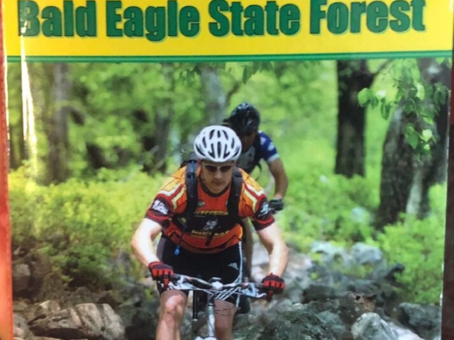 Griz Guides Seven Mountain Enduro Epic Route - Griz Guides Bald Eagle State Forest Book - Front