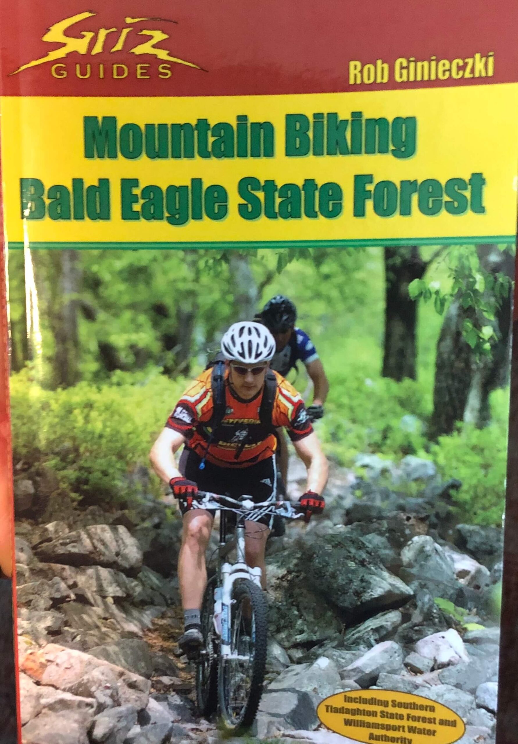 Griz Guides Seven Mountain Enduro Epic Route - Griz Guides Bald Eagle State Forest Book - Front