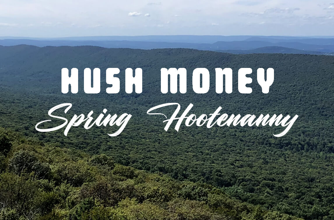 Hush Money Spring Hootenanny Logo