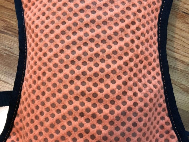 Orange Mud Endurance Vest V2.0 Mesh Material Closeup