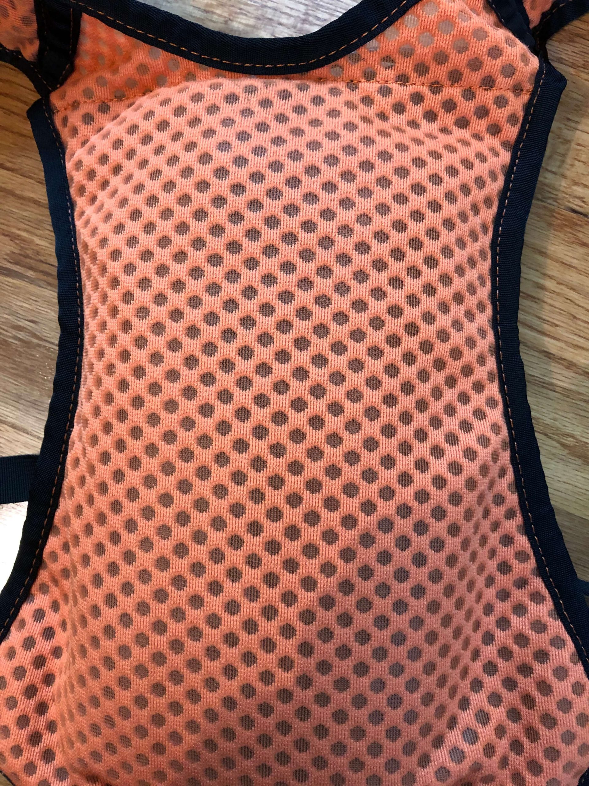 Orange Mud Endurance Vest V2.0 Mesh Material Closeup
