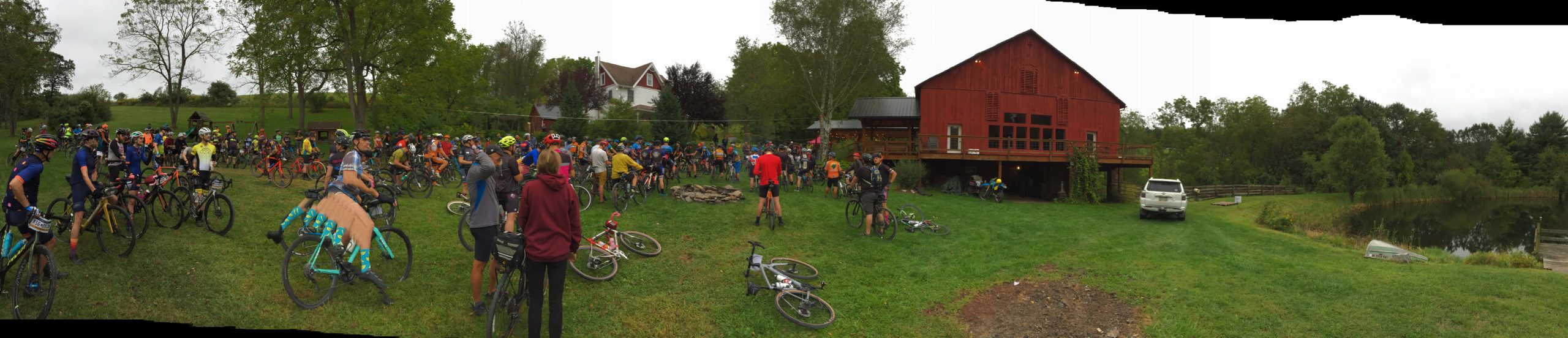 Keystone Gravel - Mud Run Farm - Just before the start