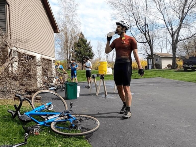 Lu Lacka Wyco Hundo - 2022 - Water Stop in Someone's Driveway