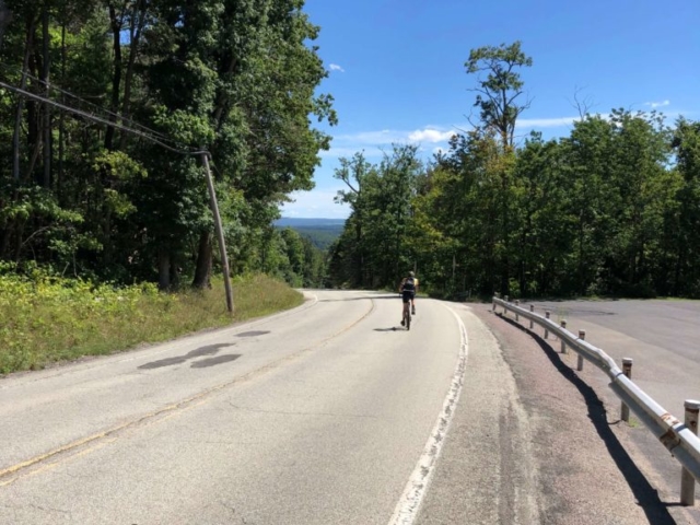 PEC Laurel Ridge-Forbes - One of the busier roads leading to Laurel Hill State Park. You are only on this road for a short distance and it trends down.