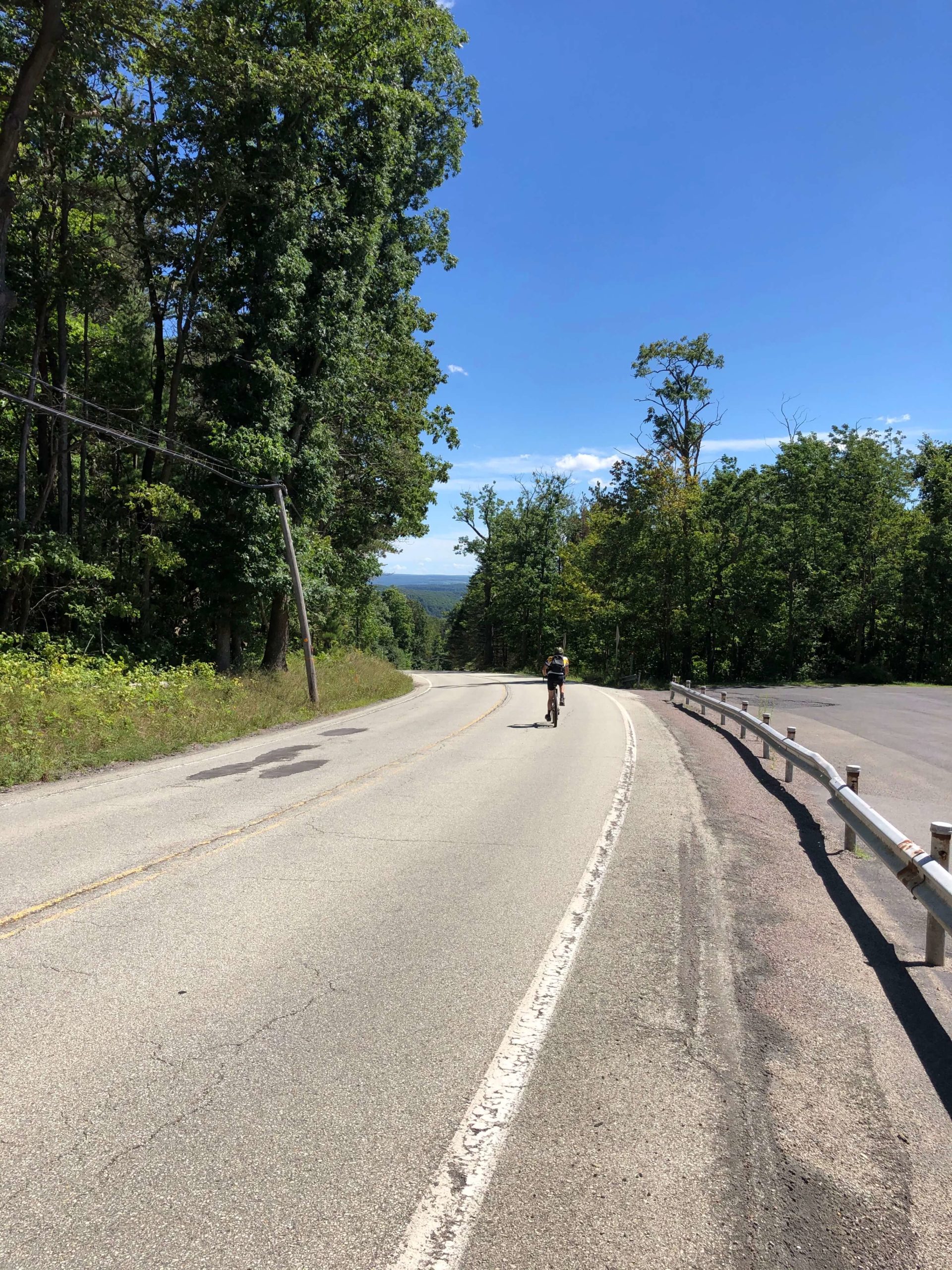 PEC Laurel Ridge-Forbes - One of the busier roads leading to Laurel Hill State Park. You are only on this road for a short distance and it trends down.