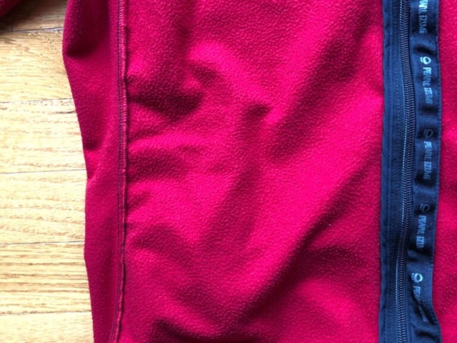 Pearl Izumi Thermal Jacket - Rear - Inside Fleece