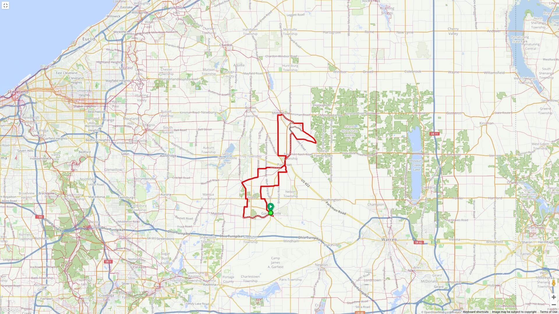 Road Apple Roubaix Course Overlay