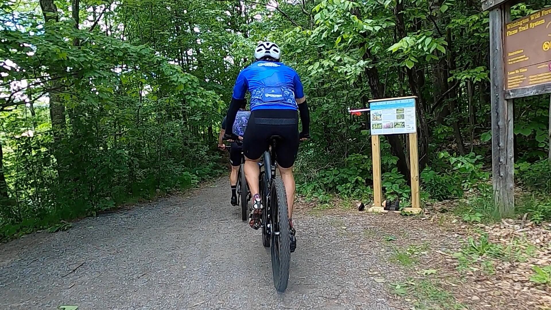 Wilmington Whiteface MTB 2022 - Pre-Ride - Flume Trail System Entrance