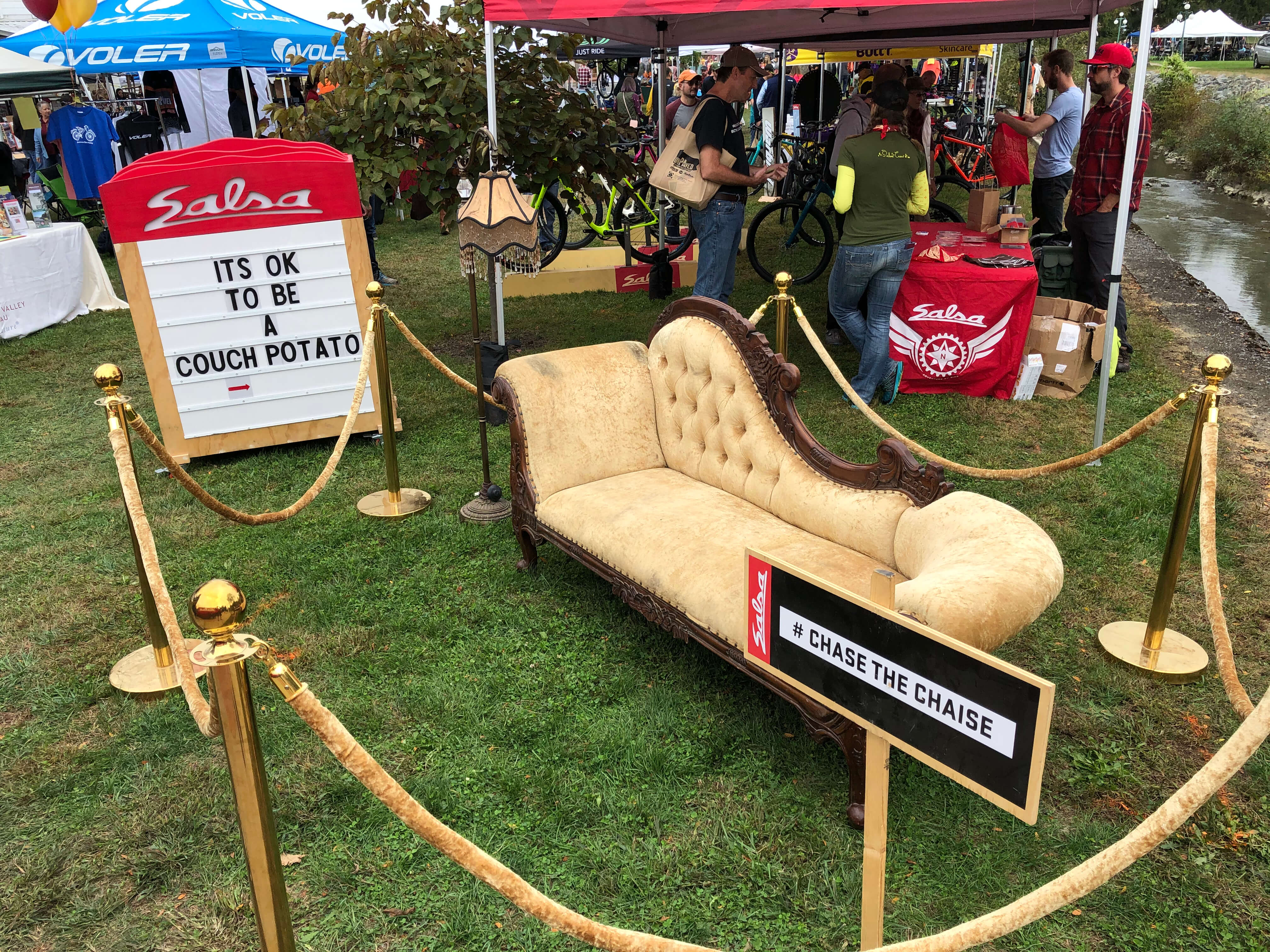 unPAved Chaise at Vendor Expo