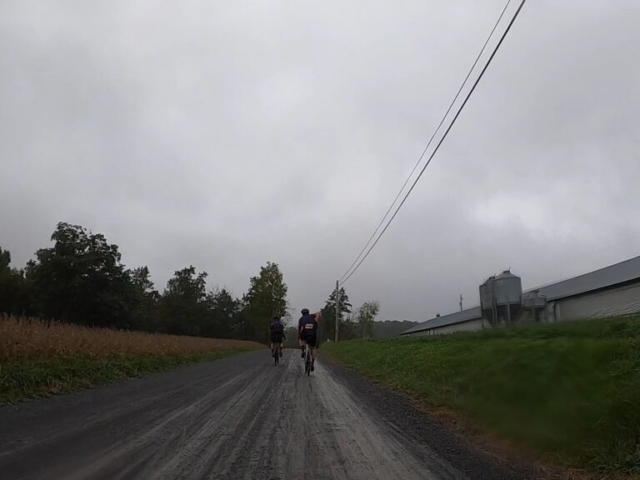 unPAved of the Susquehanna River Valley - 2021 - First Section of Gravel After Rail Trail and Pavé