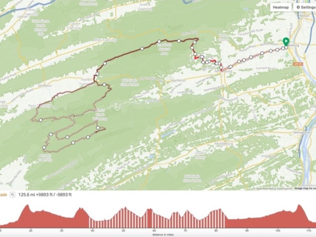 unPAved of the Susquehanna River Valley - 2021 - Full - 125 miles