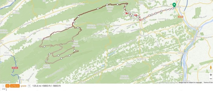 unPAved of the Susquehanna River Valley – 2021 Final Course Changes